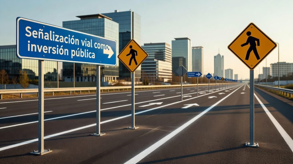 Señalización vial como inversión pública