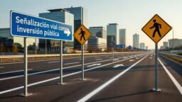 Señalización vial como inversión pública