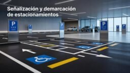 Señalización y demarcación de estacionamientos