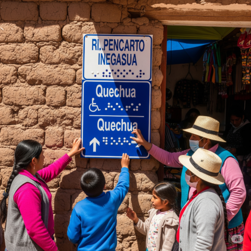 fabrica senalizacion inclusiva braille peru