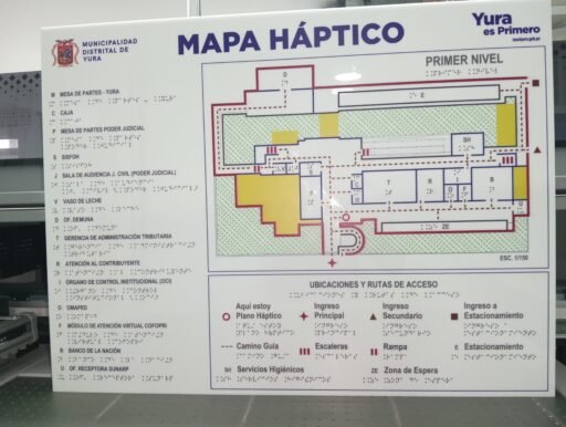 mapa haptico yura arequipa