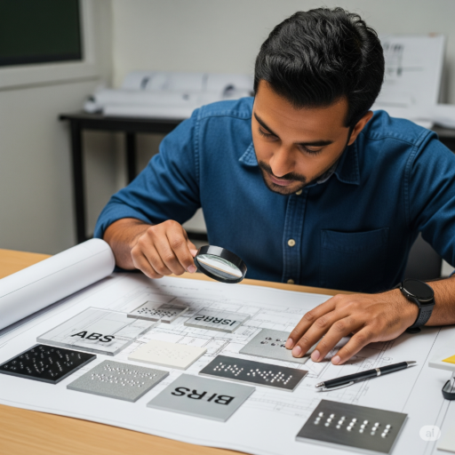 materiales senalizacion braille acrilico abs acero ccimasenalizaciones peru
