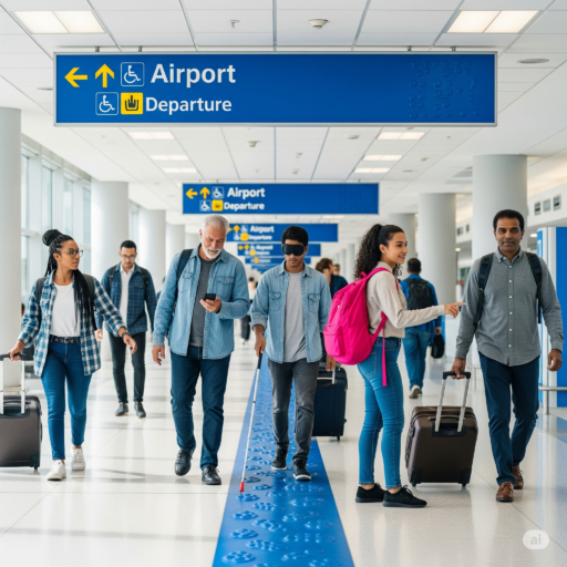 senal braille aeropuertos accesibles ccimasenalizaciones peru