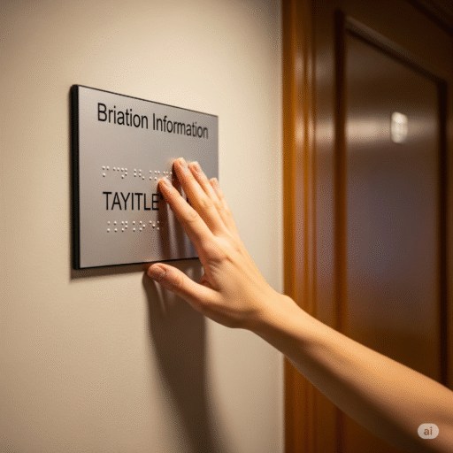 senalizacion braille oficinas inclusion ccimasenalizaciones peru