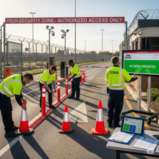 acceso restringido senalizacion delimitando accesos ccimasenalizaciones peru