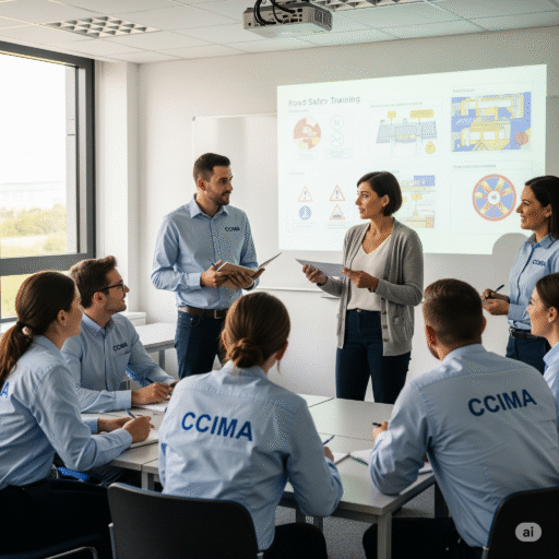 capacitacion seguridad vial equipo ccimasenalizaciones peru
