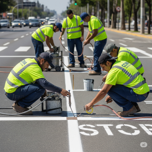 lineas de detencion seguridad vial ccimasenalizaciones peru