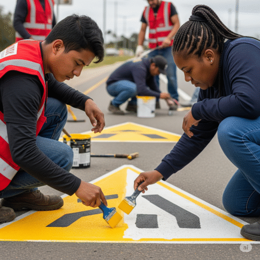 lineas desgastadas via atencion ccimasenalizaciones peru