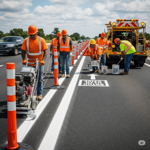 mantenimiento vial con postes seguridad obras ccimasenalizaciones peru