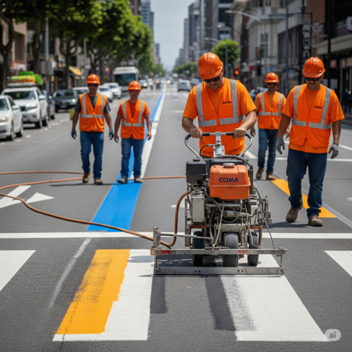 repintar via urbana mantenimiento ccimasenalizaciones peru
