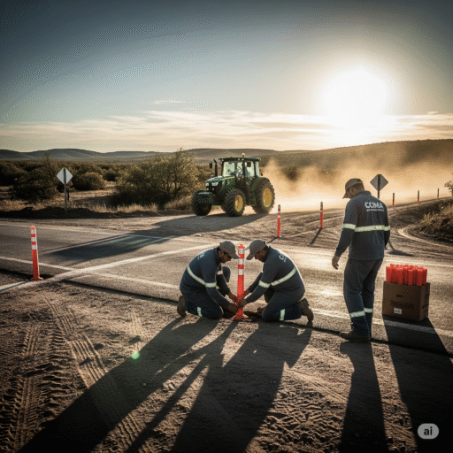 senal rural vial delineadores caminos rurales ccimasenalizaciones peru 1