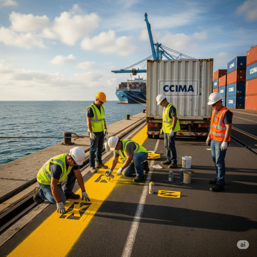 senaletica ingreso puerto flujo carga segura ccimasenalizaciones peru