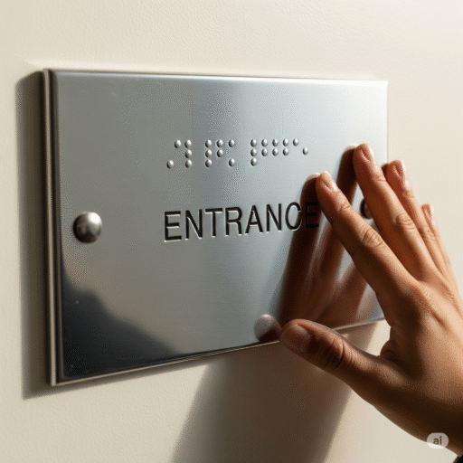 senalizacion braille acero inoxidable ccimasenalizaciones peru