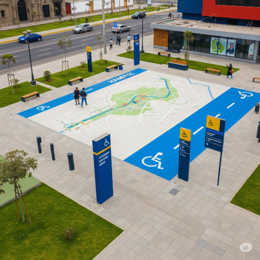 senializacion inclusiva braille mapas accesos ccimasenalizaciones peru