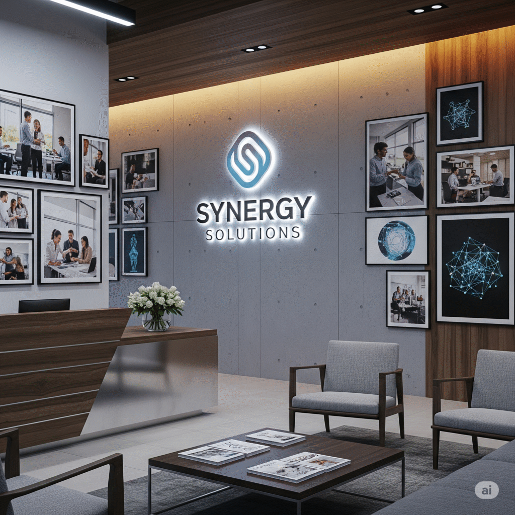 Tu Oficina es Tu Marca: El Poder del Diseño Estratégico 4 decoracion oficinas branding corporativo ccimasenalizaciones peru