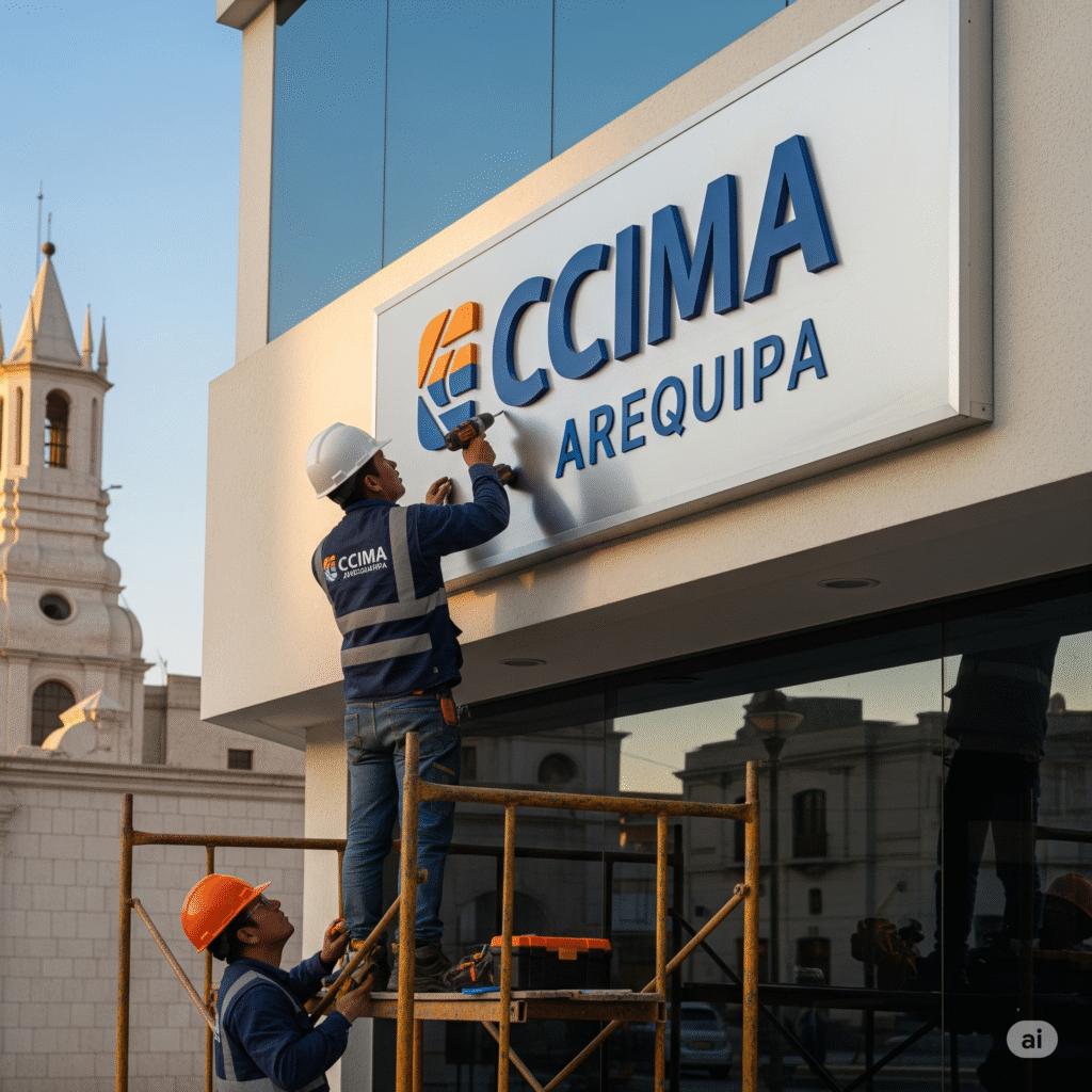 Elevando Marcas en Arequipa 8 letras corporeas arequipa ccimasenalizaciones peru