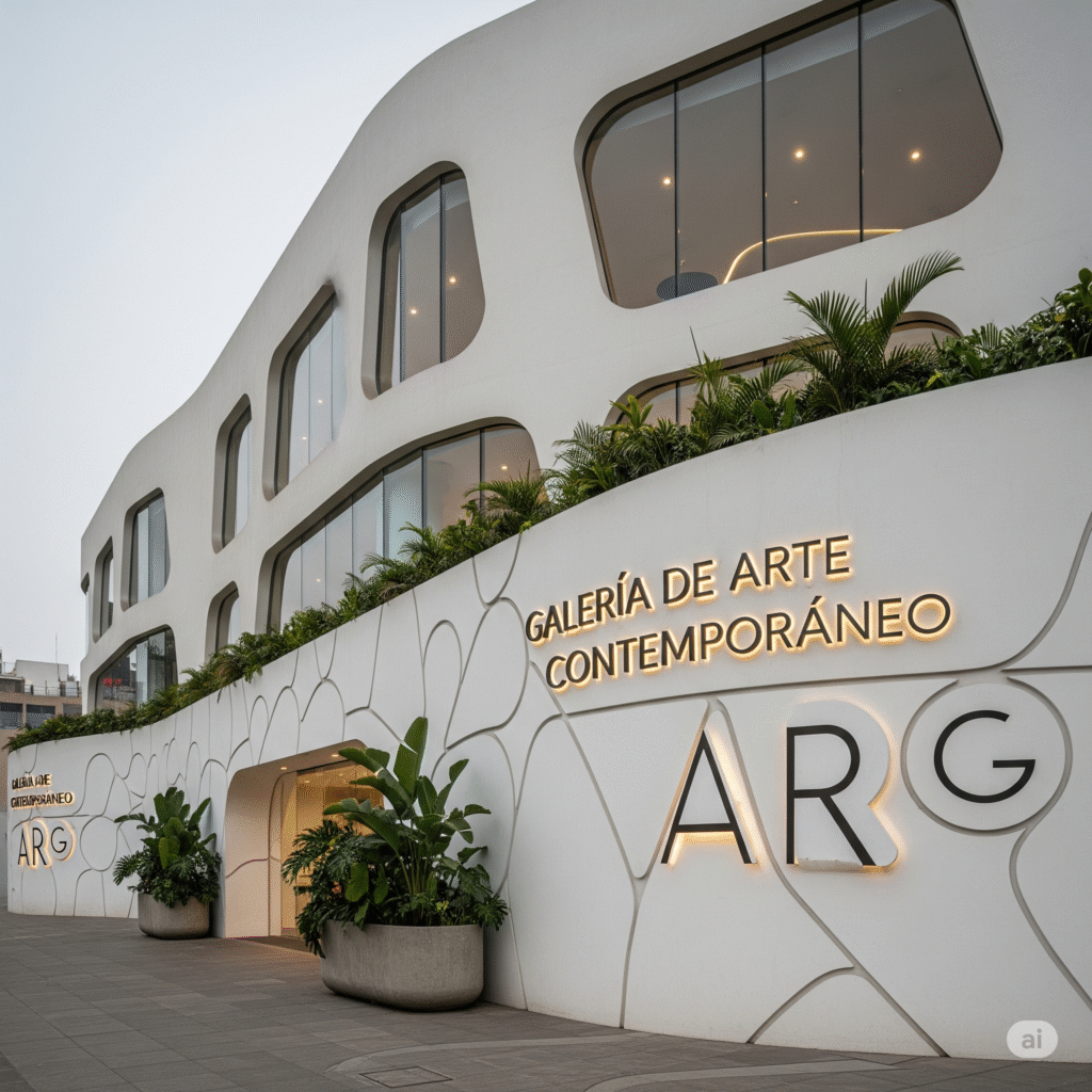 Más Allá de lo Recto: El Poder de un Diseño Fluido en tu Marca 2 letras corporeas formas curvas ccimasenalizaciones peru