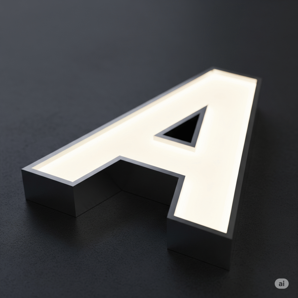 El Futuro de la Señalización Ya Está Aquí 10 letras corporeas luz led ccimasenalizaciones peru