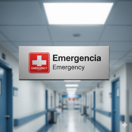 senales planas en hospitales seguridad ccimasenalizaciones peru