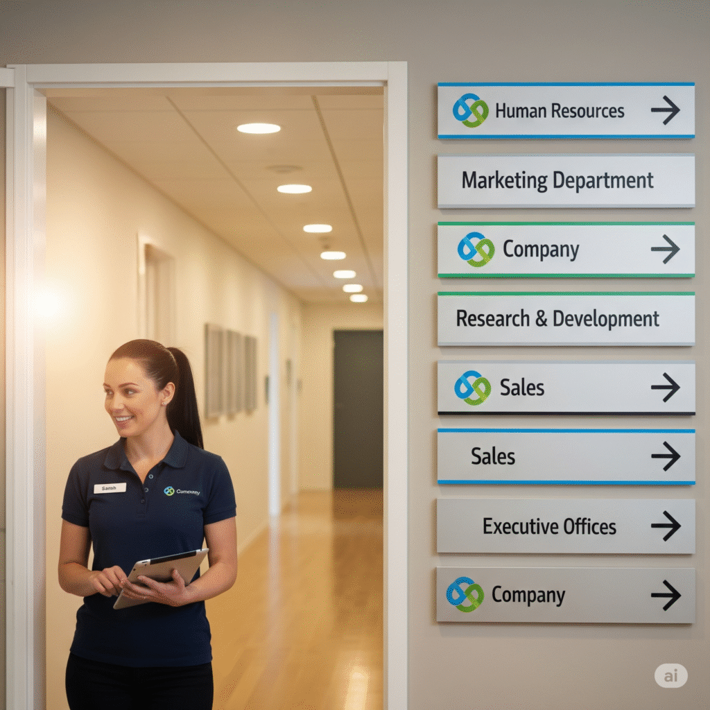 Guía para un Espacio Funcional: El Poder de la Señalética en tu Empresa 1 senaletica interna oficinas ccimasenalizaciones peru