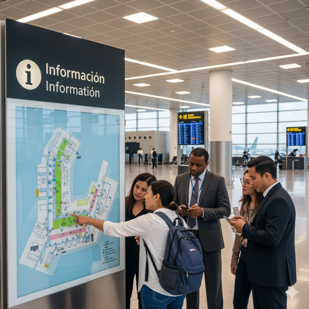 Comunícate en Dos Idiomas: El Poder de la Señalización en Espacios Públicos 7 senalizacion bilingue en espacios publicos ccimasenalizaciones peru