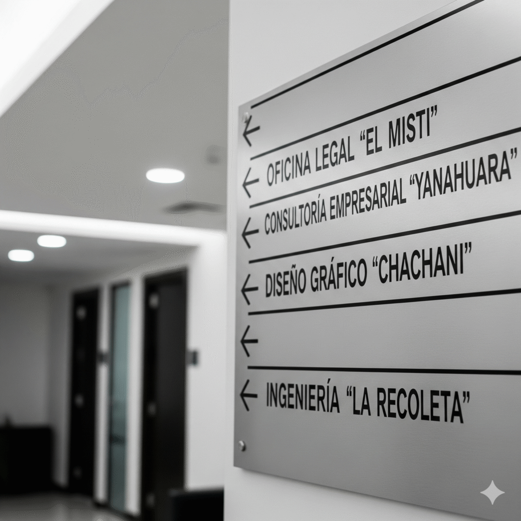 Navega tu Espacio: Cómo la Señalética Transforma el Ambiente Corporativo 8 senalizacion en oficinas privadas ccimasenalizaciones peru