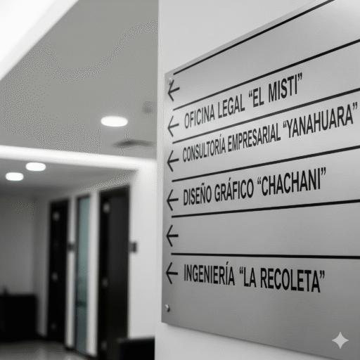 senalizacion en oficinas privadas ccimasenalizaciones peru