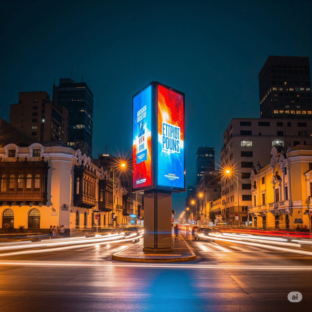 Tu Marca en Movimiento: El Futuro de la Publicidad Exterior 3 totem publicitario digital ccimasenalizaciones peru