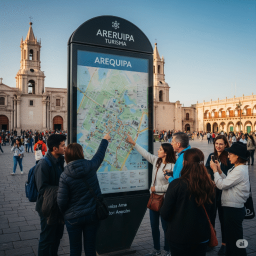totem publicitario para turismo ccimasenalizaciones peru