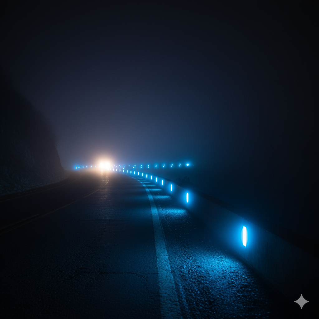 ¿Conoces el Guardián Silencioso de tus Carreteras? Descubre la Vital Función del Captafaro de Barrera 11 captafaros de barrera defensas metalicas ccimasenalizaciones peru