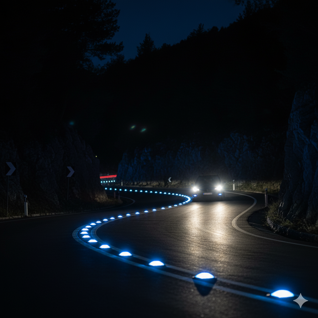 ¿Cómo los captafaros están salvando vidas en las carreteras de Arequipa y Lima? 11 captafaros para curvas peligrosas ccimasenalizaciones peru