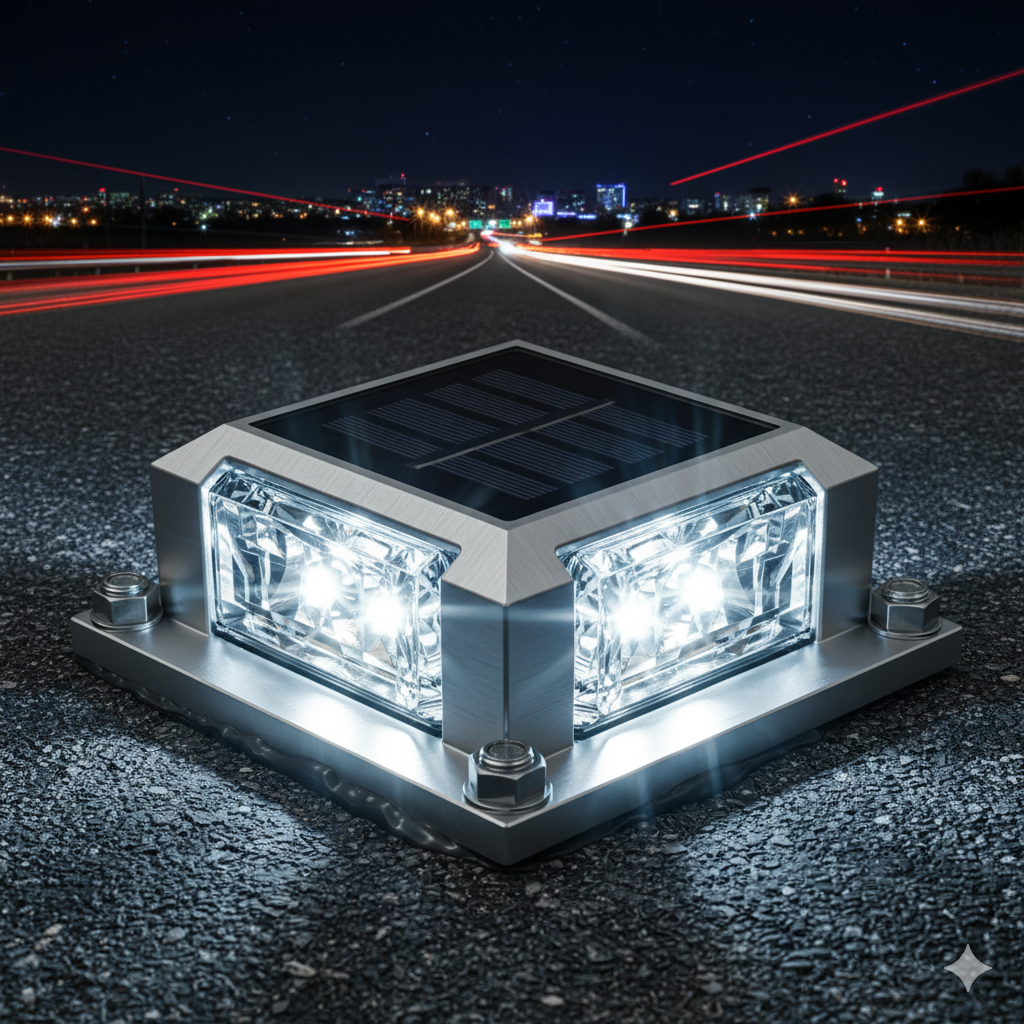 Visibilidad 800 Metros: ¿Por Qué los Captafaros Retroiluminados Son Indispensables en Carreteras Peruanas? 1 captafaros retroiluminados senalizacion ccimasenalizaciones peru