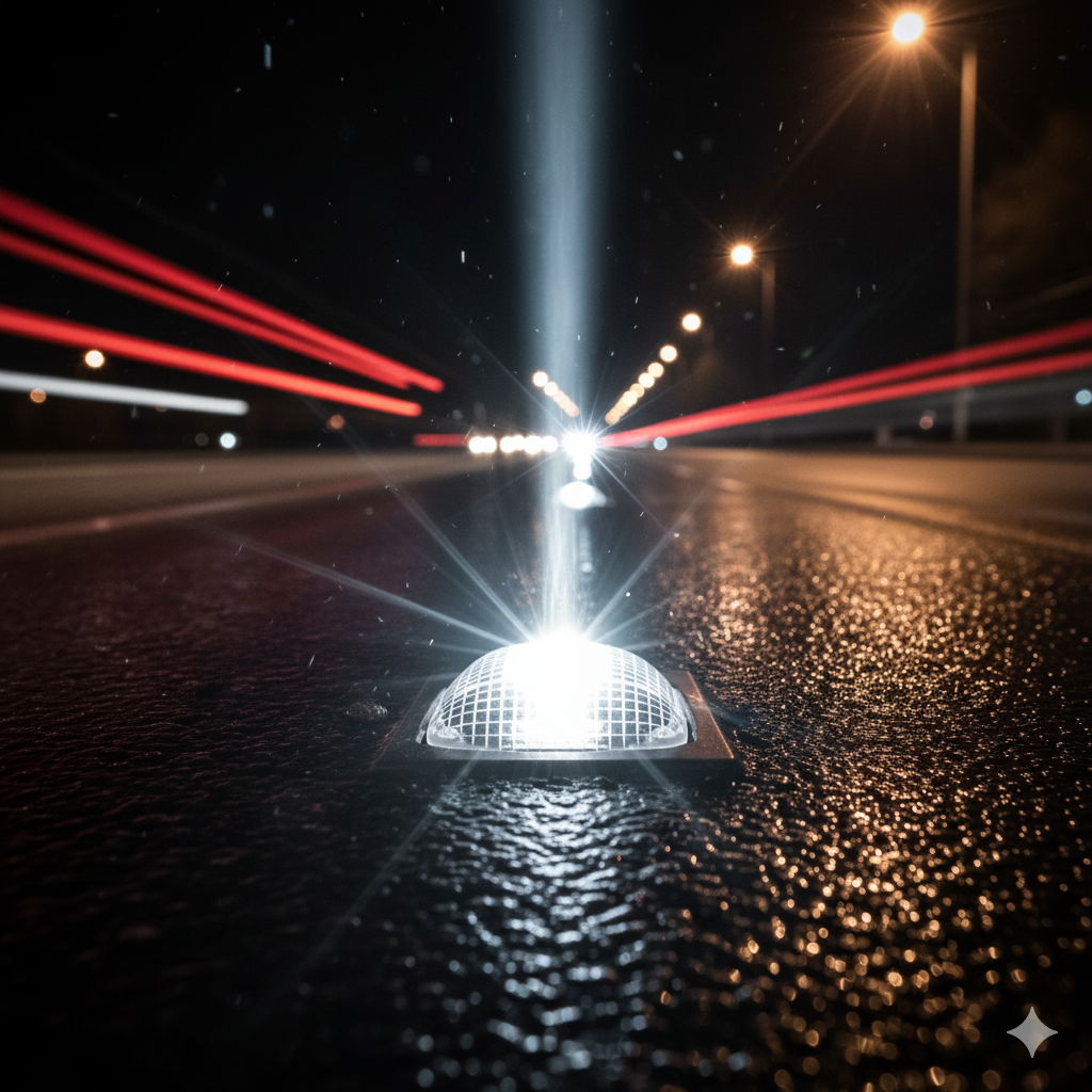 ¿Cómo es que una Pequeña Tacha Vence a la Oscuridad? 7 como funciona una tacha reflectiva ccimasenalizaciones peru