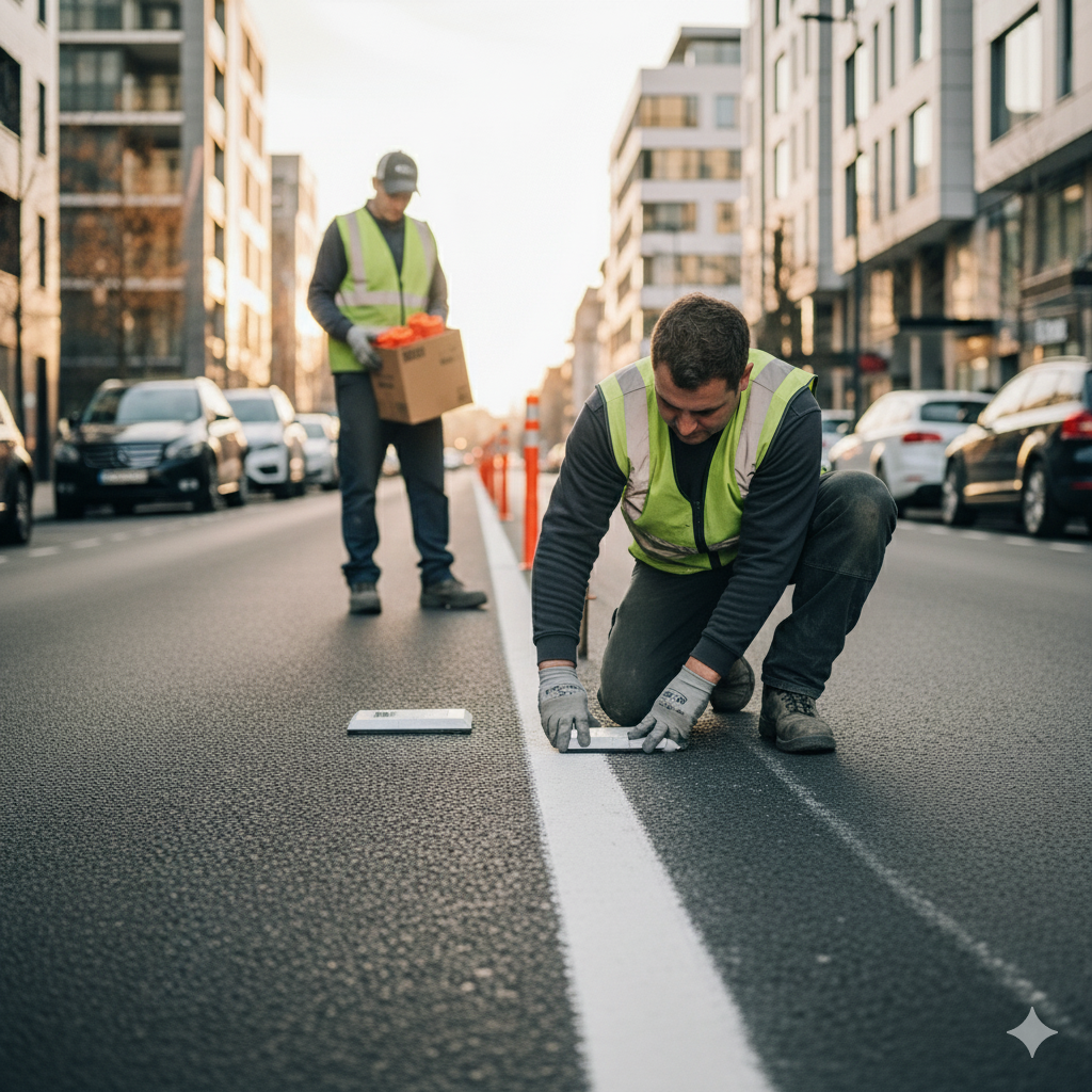 Más Allá de la Pintura: Por Qué los Demarcadores Viales son Clave 1 demarcadores viales ventajas seguridad ccimasenalizaciones peru