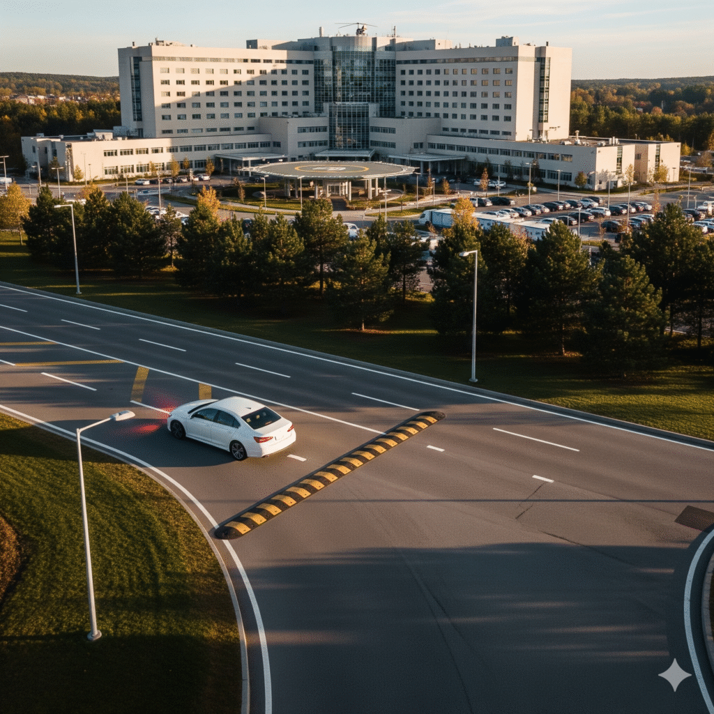 Más allá de un bache: Cómo el disuasor de velocidad protege a tus seres queridos. 3 disuasor de velocidad seguridad zonas ccimasenalizaciones peru