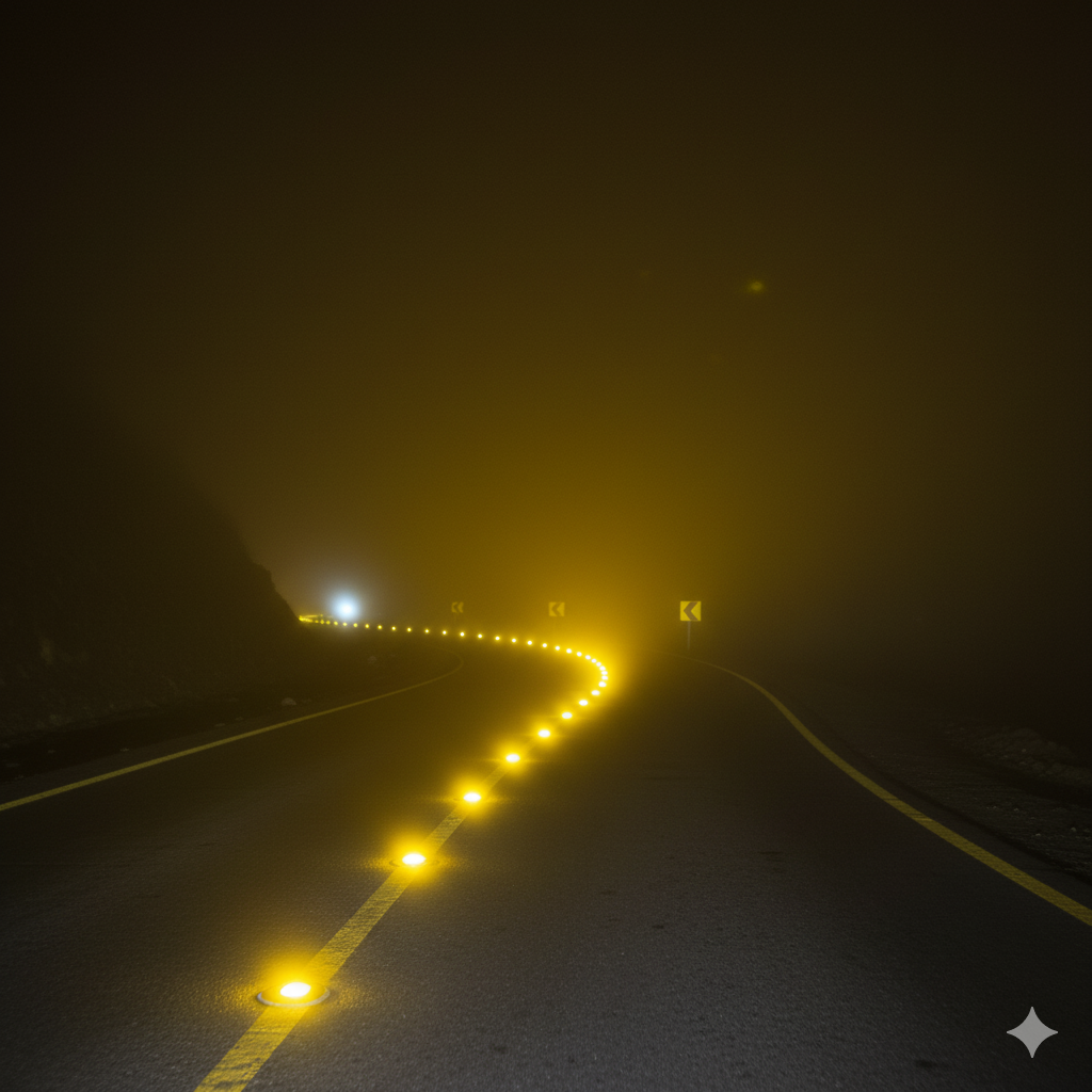 ojos de gato pavimento maxima visibilidad ccimasenalizaciones peru