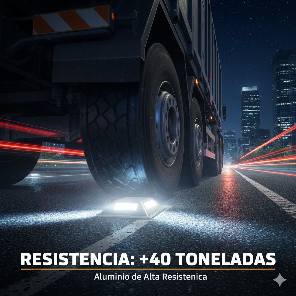 Seguridad al Doble: Cómo la Tacha Reflectiva Bidireccional Previene Accidentes Frontales en Autopistas Peruanas. 1 tacha reflectiva bidireccional precio peru ccimasenalizaciones peru