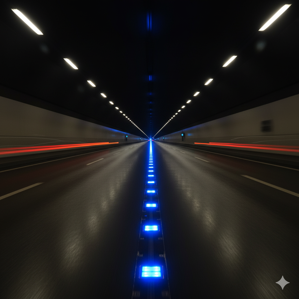 tachas en tuneles visibilidad critica ccimasenalizaciones peru