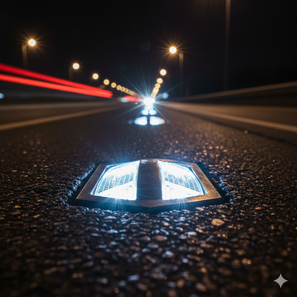 ¿Ves lo que otros no? La increíble función de las tachas ojo de gato en la noche. 1 tachas ojo de gato para carretera ccimasenalizaciones peru 2