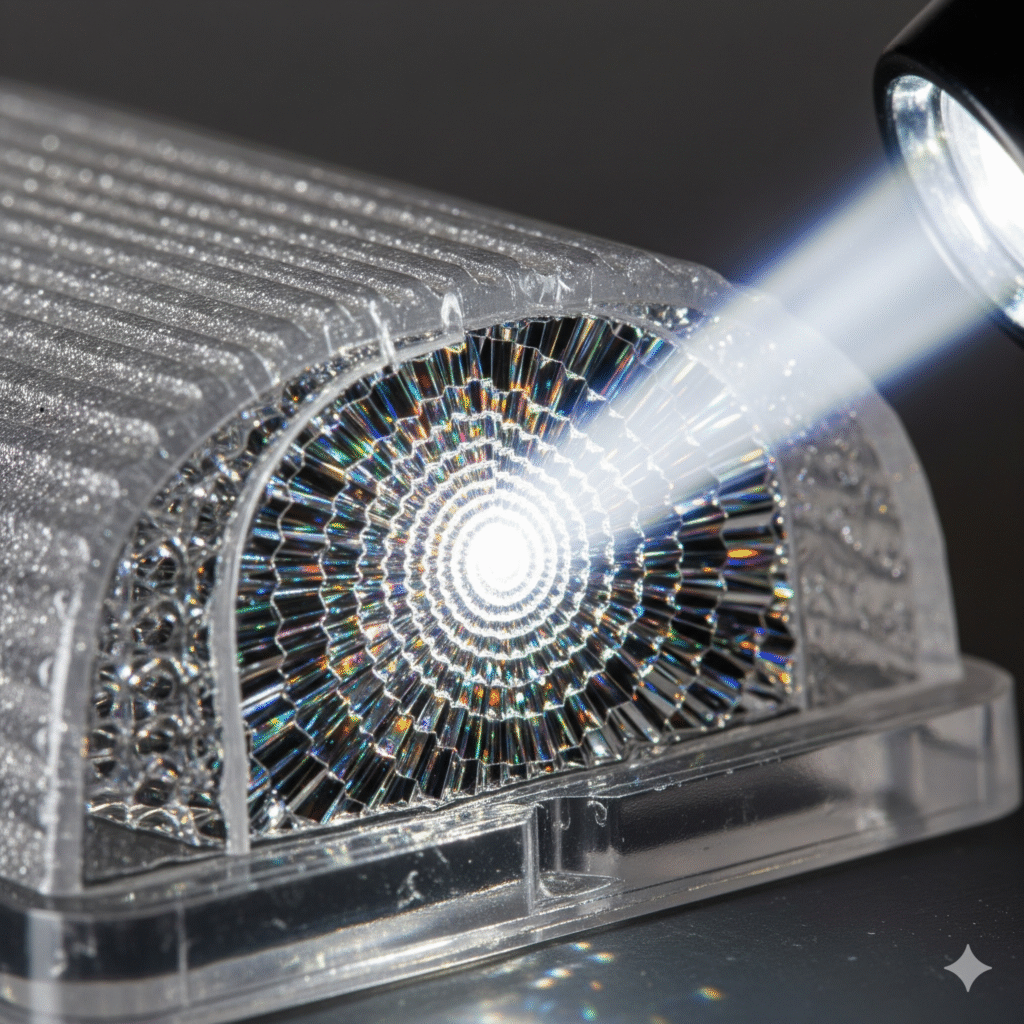 Visibilidad Extrema: Por qué el Diseño Prismático es el Futuro de la Seguridad Vial. 9 tachas prismaticas visibilidad resistencia ccimasenalizaciones peru