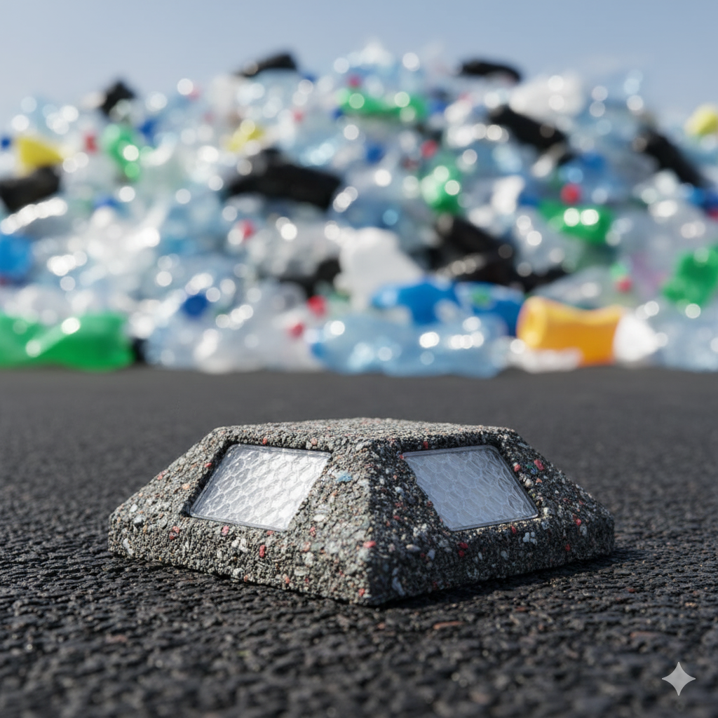 tachas viales ecologicas reciclables ccimasenalizaciones peru