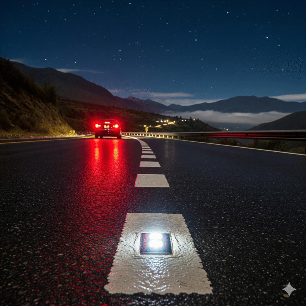 Guía Completa del Tachon Reflectivo: ¿Cuándo usarlo? 1 tachon reflectivo vs reductor velocidad ccimasenalizaciones peru