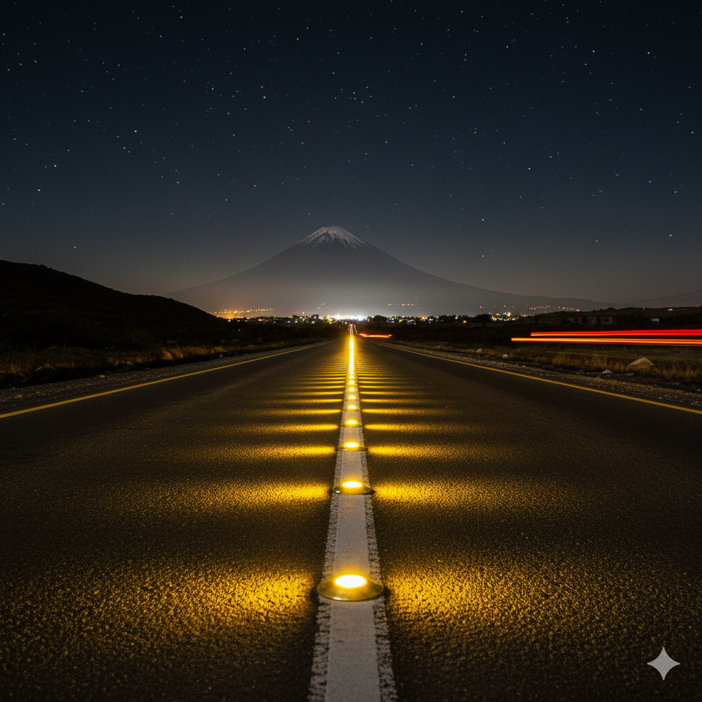 Colisiones Frontales Cero: ¿Por Qué los Tachones Bidireccionales Solares Son su Mejor Inversión en Seguridad? 1 tachones bidireccionales seguridad doble ccimasenalizaciones peru