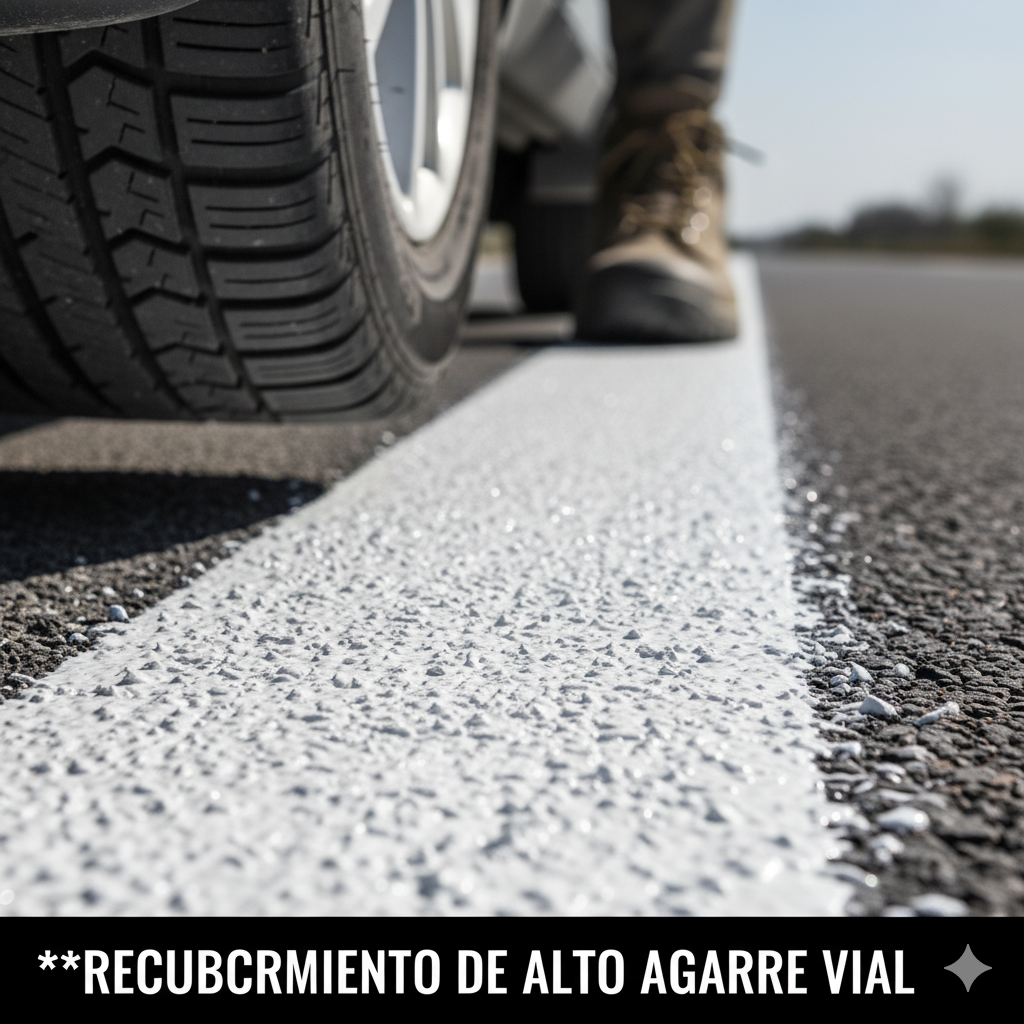 Coeficiente de Fricción Certificado: El Secreto de la Demarcación Vial que Evita Accidentes en Seco y Mojado. 6 pintura antideslizante para trafico ccimasenalizaciones peru