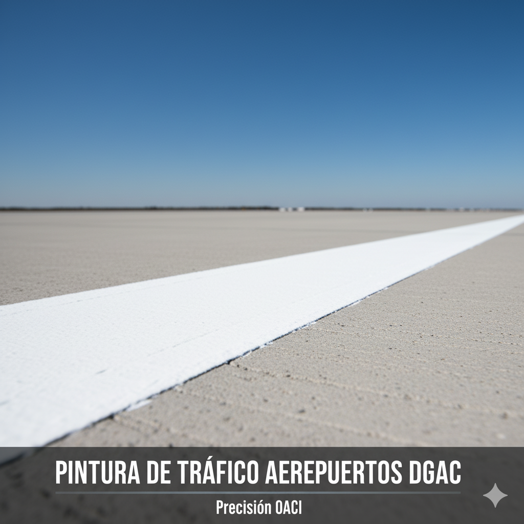 Aeropuertos de Lima y Arequipa: ¿Por Qué la Base Solvente Es Obligatoria en las Pistas? 9 pintura de trafico aeropuertos dgac ccimasenalizaciones peru