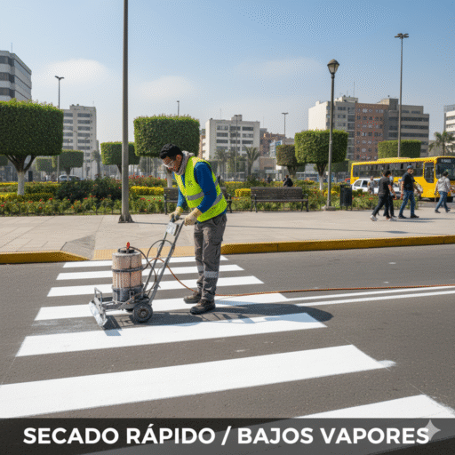 pintura hibrida demarcacion vial proyectos ccimasenalizaciones peru