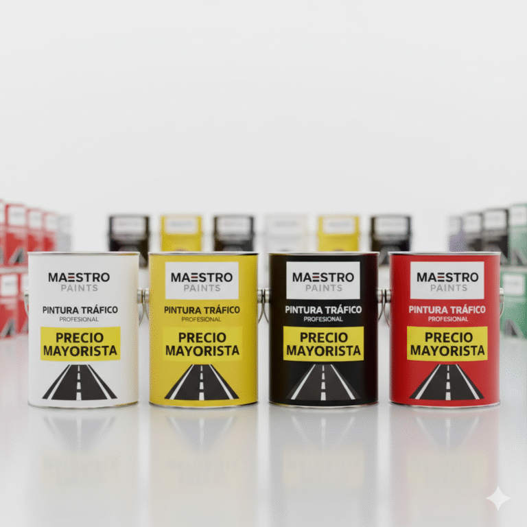 Infografía comparativa del costo por litro y galón de Pintura Tráfico Anypsa frente a su rendimiento (durabilidad y cobertura).