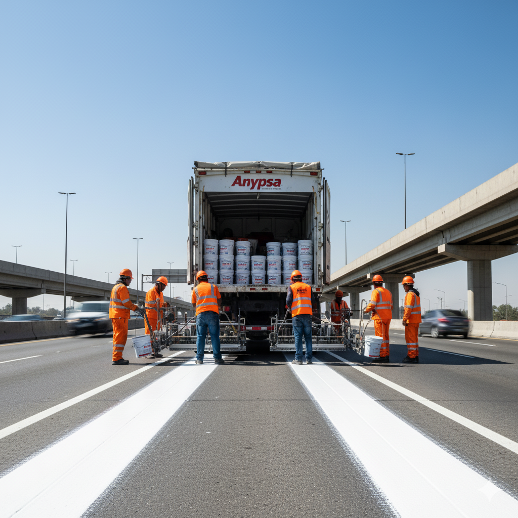 Secado Rápido y Resistencia: La Ventaja de Usar Pintura Tráfico Negro Anypsa en Proyectos Viales 1 pintura trafico negro anypsa ficha tecnica ccimasenalizaciones peru