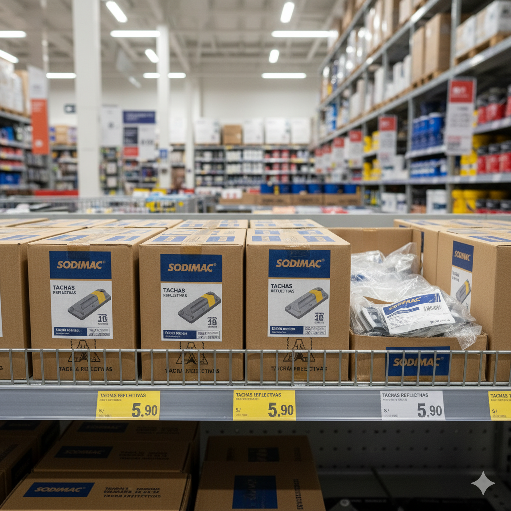 tachas reflectivas sodimac peru ccimasenalizaciones peru