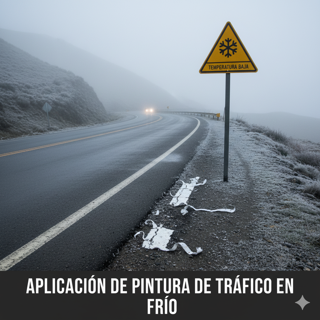 Fallas Catastróficas: ¿Está su Obra Sometiendo la Demarcación a Temperaturas Fuera de Rango? 4 temperatura aplicacion pintura vial ccimasenalizaciones peru